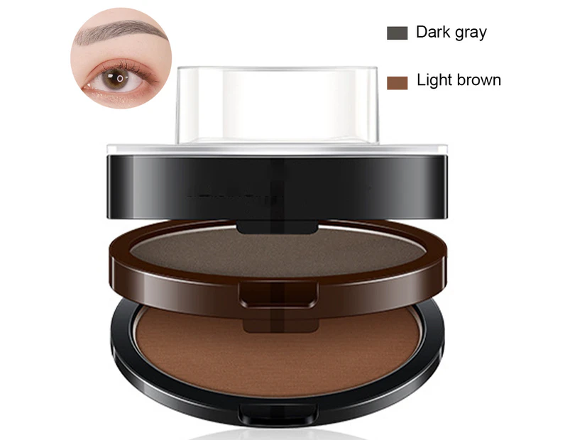 Seals Eyebrow Stamp with Brow Brush Perfect Eye Brow Power One Second Make Up Nature Brow Makeup Tool
