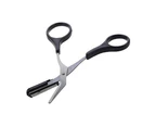 Eyebrow Comb Scissors Curved Eyebrow Trimmer Grooming Small Scissors with Comb Stainless Steel Eyebrow Eyelash Hair Remove Tool