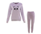 FIL Women's 2pc Set Loungewear PJs - Panda/Light Purple