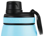 Oasis 780mL Double Walled Insulated Sports Bottle w/ Screw Cap - Island Blue
