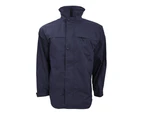 Result Mens Mid-Weight Multi-Function Waterproof Windproof Jacket (Navy/Sand) - BC929