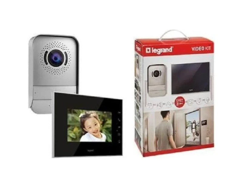 LEGRAND Hands free 2-wire video door phone with 7 'color mirror screen and intercom - CATCH