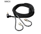 JCALLY Wear-resistant Copper Braided Headphone Earphone Cable with B/C/MMCX Pin
