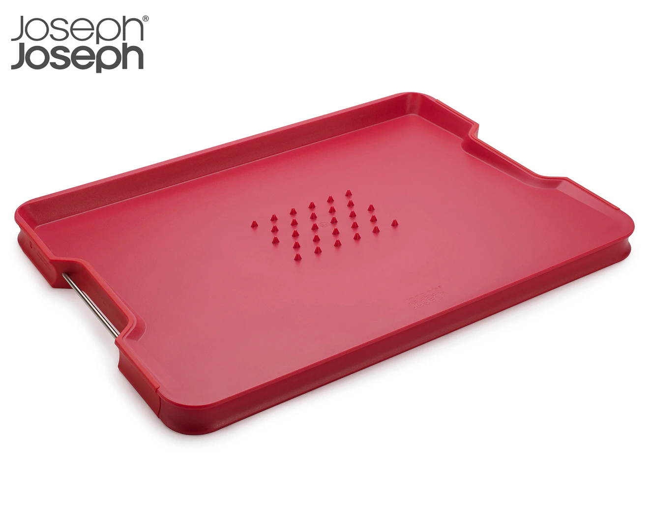 Joseph Joseph Cut & Carve Plus Large Chopping Board - Red