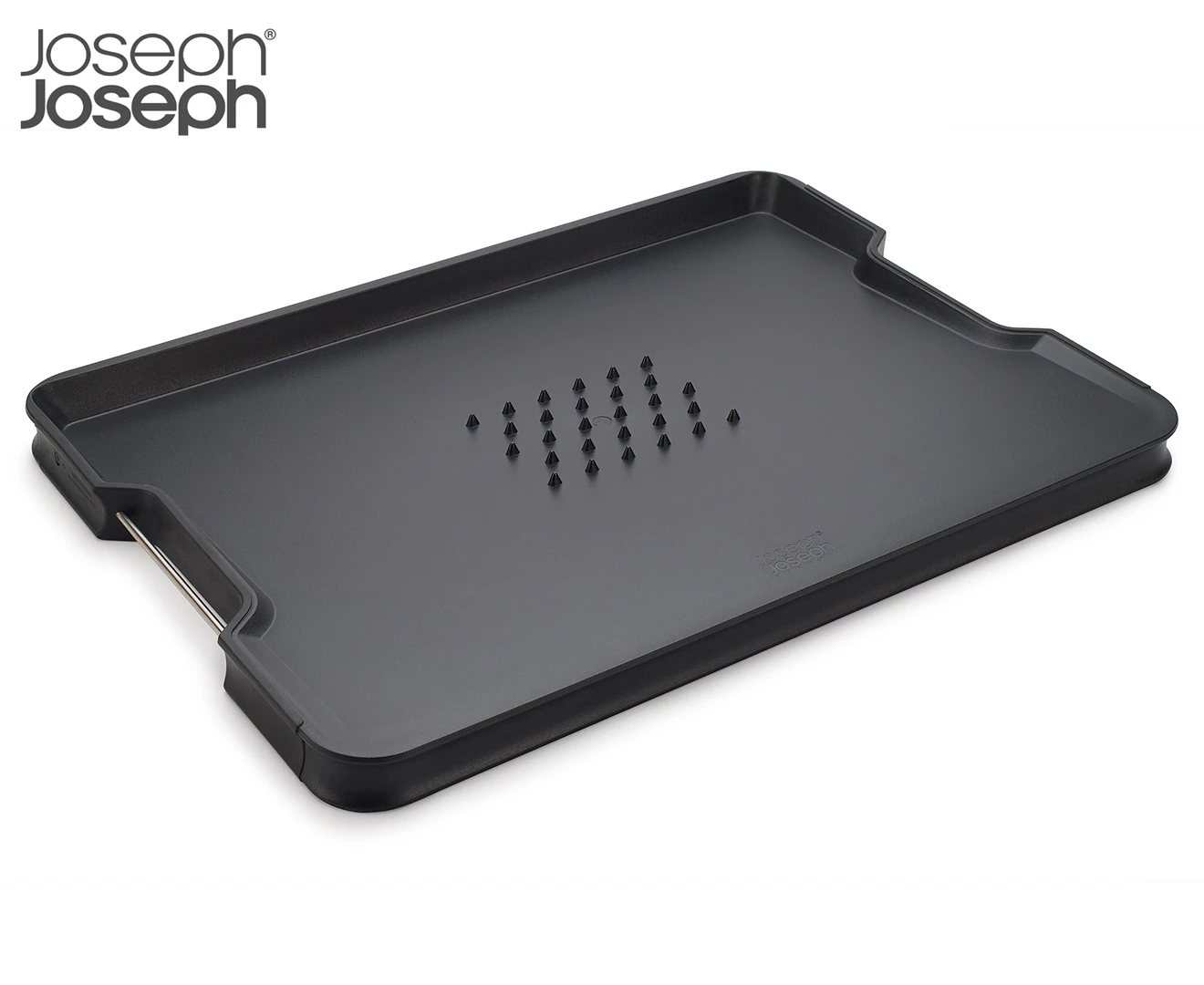 Joseph Joseph Cut & Carve Plus Large Chopping Board - Black