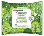 Simple Kind to Skin Biodegradable Cleansing Wipes 25pk