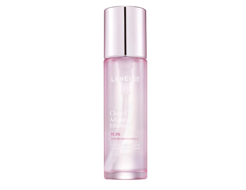 Laneige Clear C Advanced Effector EX 150ml 92.5% Berry Extract Brightening Essence + Face Mask