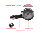 Youngly Portable Tire Pressure Guage With Storage Box Car Bike Truck Tester Tyre Gauge Auto Dial 100 Psi
