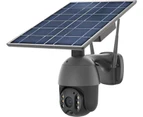 Gerber 4G Wireless PTZ Solar Powered Security Camera - Black