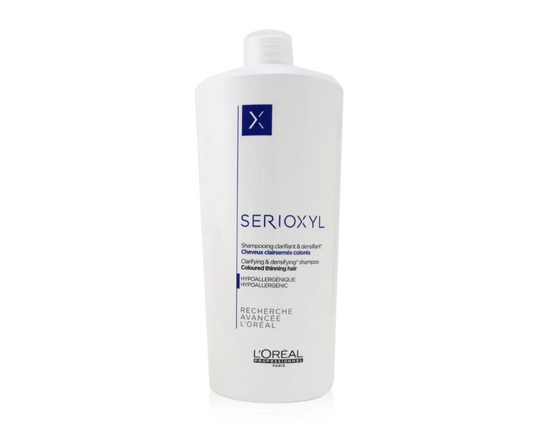 L'Oreal Professionnel Serioxyl Clarifying & Densifying Shampoo (Coloured Thinning Hair) 1000ml/33.8oz