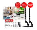 Universal TV Stand Table Top Leg Mount Bracket For LED LCD Plasma Flat TV 37-75"