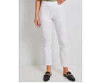 Katies Short Classic Pants - Womens - White