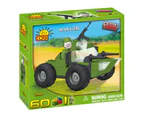 Small Army 60 Piece Ranger Military Vehicle Construction Set