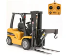 Huina 1/10 RC 8CH ForkLift Excavator Industrial Construction Engineering Vehicle Truck Kids Adult Toys alloy