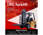 Huina 1/10 RC 8CH ForkLift Excavator Industrial Construction Engineering Vehicle Truck Kids Adult Toys alloy