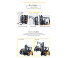 Huina 1/10 RC 8CH ForkLift Excavator Industrial Construction Engineering Vehicle Truck Kids Adult Toys alloy