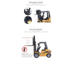 Huina 1/10 RC 8CH ForkLift Excavator Industrial Construction Engineering Vehicle Truck Kids Adult Toys alloy