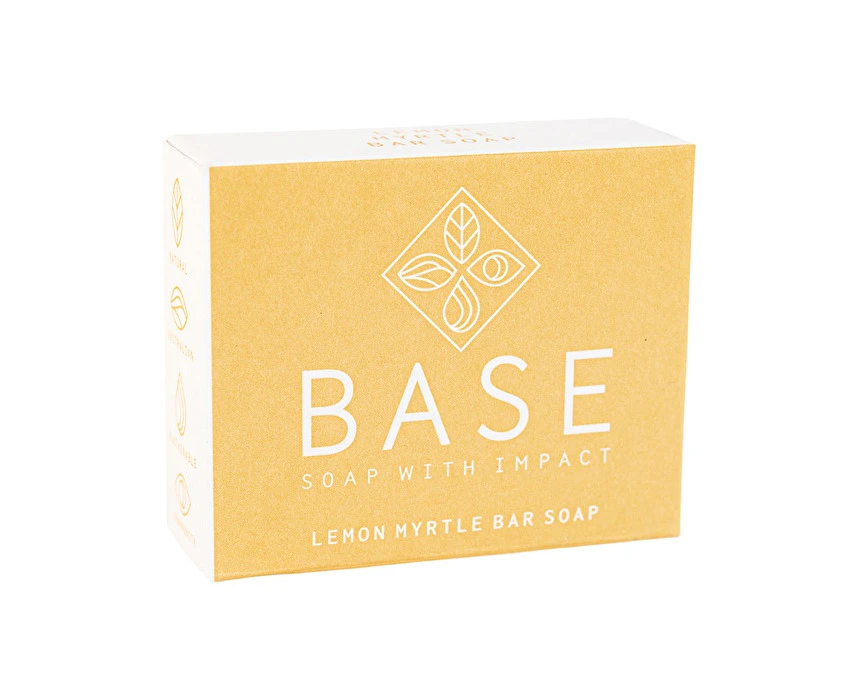 Base (Soap With Impact) Soap Bar Lemon Myrtle (Boxed) 120g