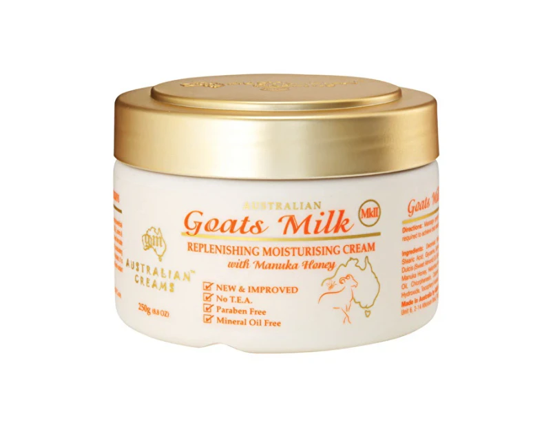 Australian Creams Mk Ii Australian Creams MkII Goats Milk Replenishing Moisturising Cream with Manuka Honey 250g