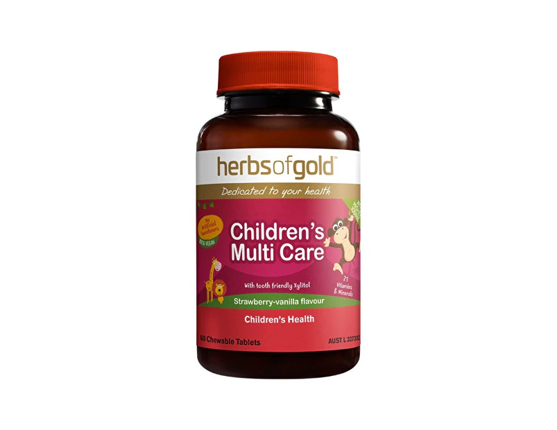 Herbs of Gold Children's Multi Care Chewable 60t