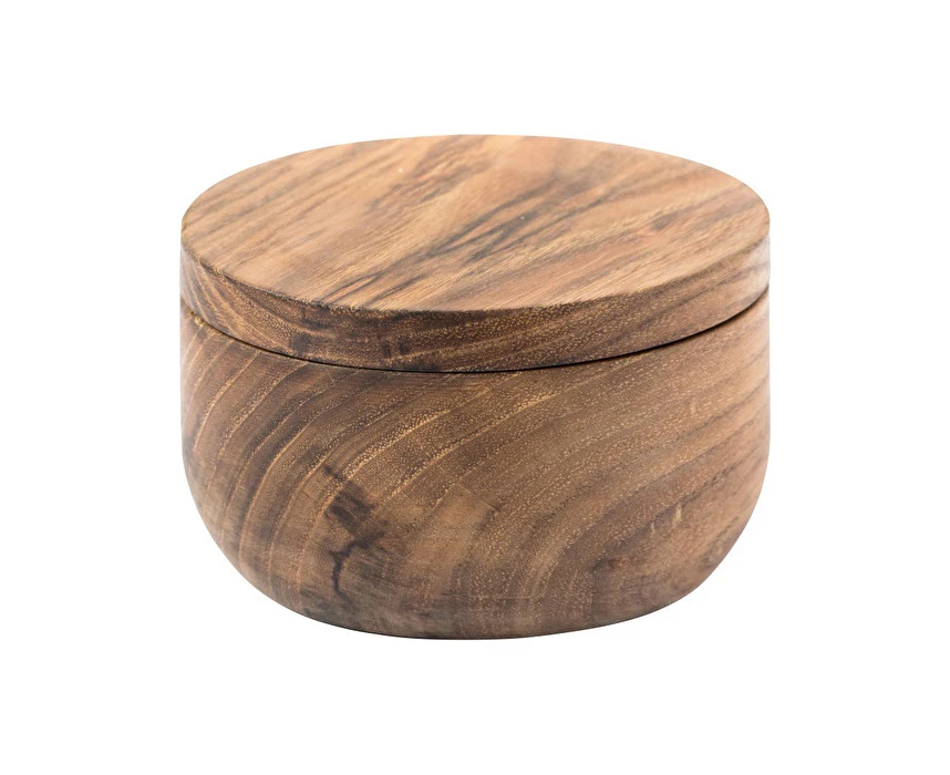 Salt of the Earth Wood Salt Box Acacia (Empty)