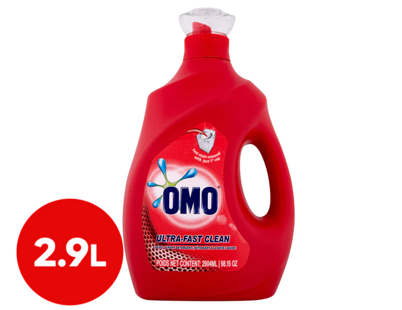 OMO Ultra-Fast Clean Laundry Liquid Detergent 2.9L