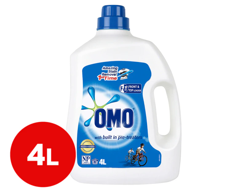 OMO Active Clean Laundry Liquid Detergent 4L