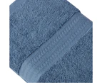 Eclat Bath Sheets / Extra Large Bath Towels (Pack of 2) - Slaty