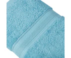 Bourgeois Bath Sheets / Extra Large Bath Towels (Pack of 2) - Aqua Blue