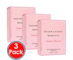 3 x Ralph Lauren Romance Summer Blossom Special Limited Time 100mL EDP Genuine