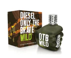 3 x Diesel Only The Brave Wild 75mL EDT Natural Spray Men Perfume Fragrance New