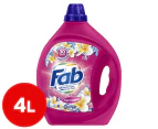 Fab Front & Top Loader Laundry Liquid Frangipani 4L