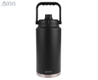 Oasis 3.8L Double Walled Insulated Jug w/ Carry Handle - Black