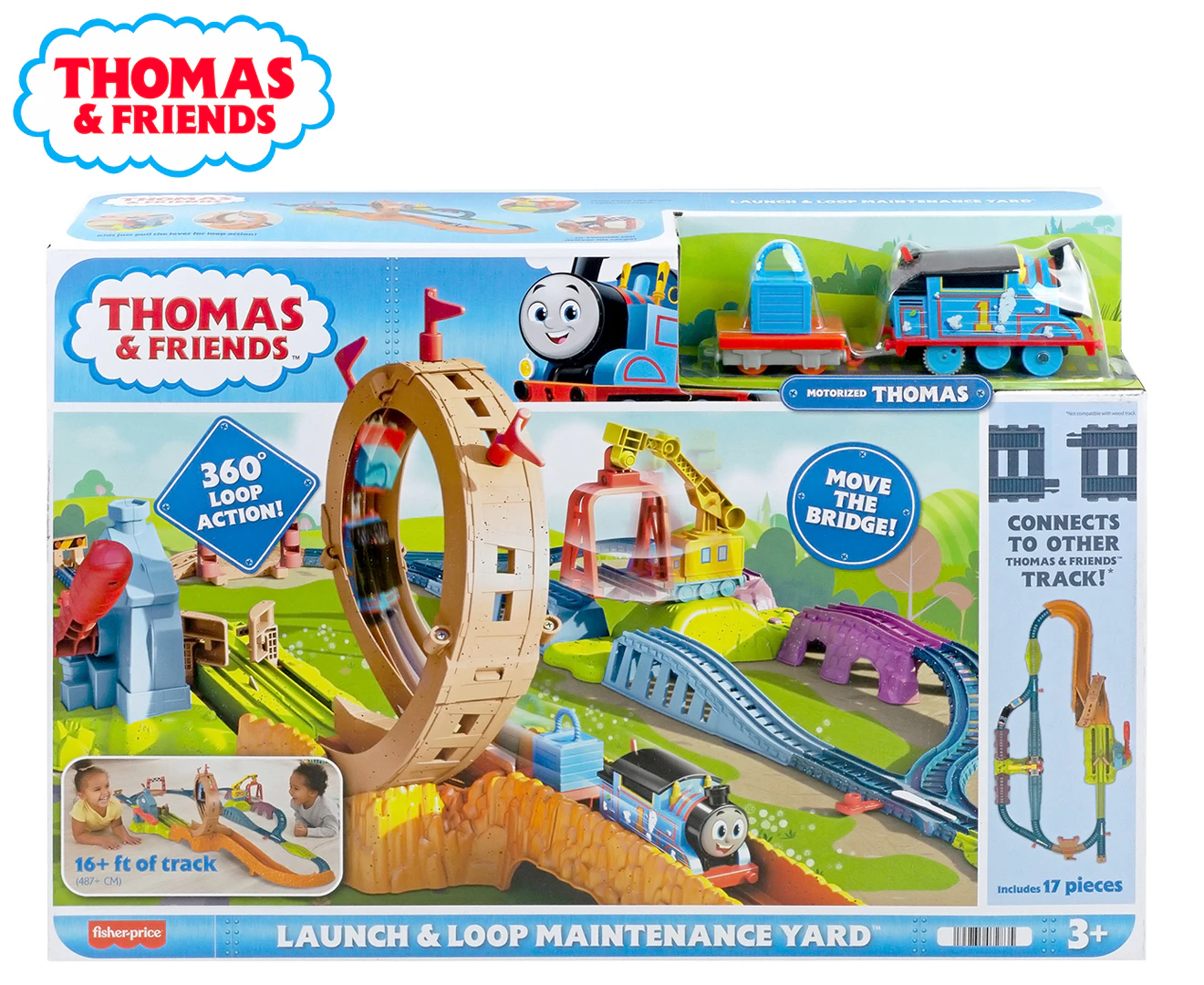 Thomas & Friends Launch & Loop Maintenance Yard Playset