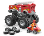 Mega Hot Wheels 5-Alarm Fire Truck Building Set