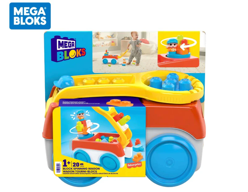 Mega Bloks Block Spinning Wagon Playset