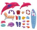 MEGA Barbie Colour Reveal Dolphin Exploration Building Playset