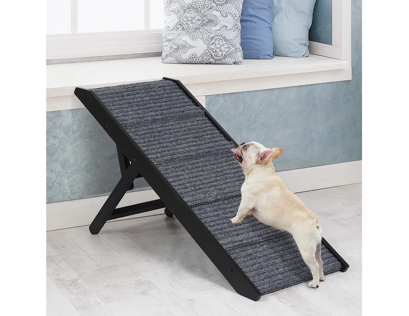 Pawz Dog Ramp Adjustable Height Stair For Bed Sofa Cat Dogs Folding Portable