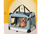 i.Pet Pet Carrier Soft Crate Dog Cat Travel 70x52CM Portable Foldable Car Large