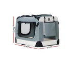 i.Pet Pet Carrier Soft Crate Dog Cat Travel 70x52CM Portable Foldable Car Large