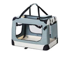 i.Pet Pet Carrier Soft Crate Dog Cat Travel 90x61CM Portable Foldable Car 2XL