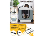 i.Pet Pet Carrier Soft Crate Dog Cat Travel 90x61CM Portable Foldable Car 2XL