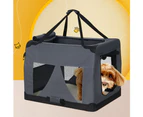 i.Pet Pet Carrier Soft Crate Dog Cat Travel 82x58CM Portable Foldable Car XL