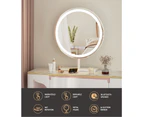 Embellir Makeup Mirror 40x40cm Hollywood Vanity with LED Light Tabletop Round