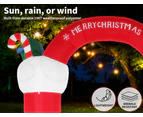 Santaco Christmas Inflatable Decor Stocking Arch 3M LED Lights Xmas Party