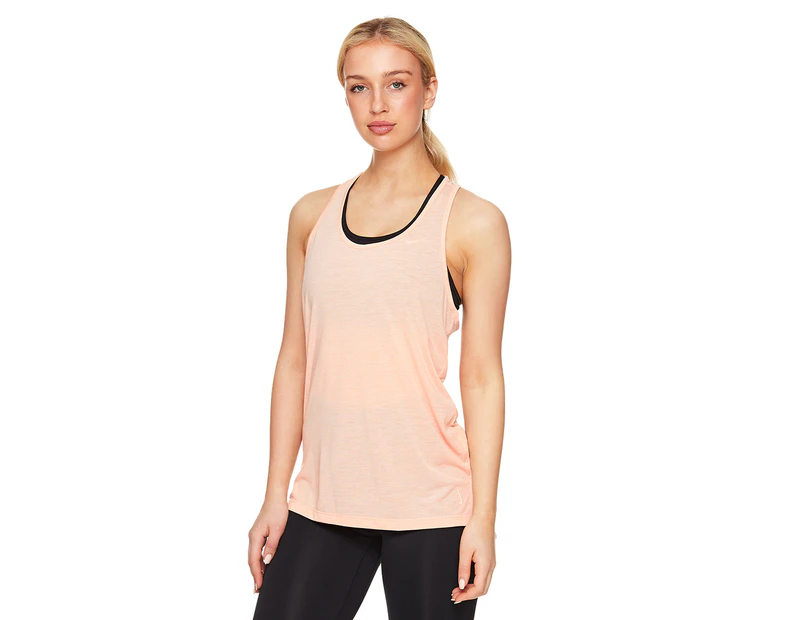 Nike Women's Yoga Layer Tank - Arctic Orange Peach