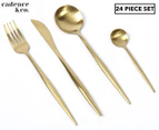 Cadence & Co. 24-Piece Cutlery Set