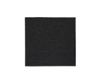 Marlow 20x Carpet Tiles Heavy Commercial Retail Office Flooring Black 50X50cm