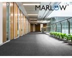 Marlow 20x Carpet Tiles Heavy Commercial Retail Office Flooring Grey 50X50cm