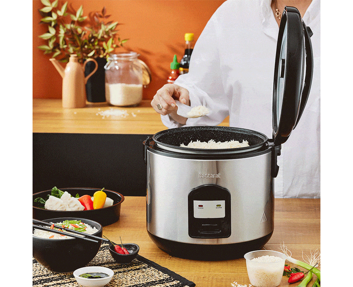 Baccarat The Perfect Grain 1.8L Rice Cooker 28.2X27.5X28.2cm